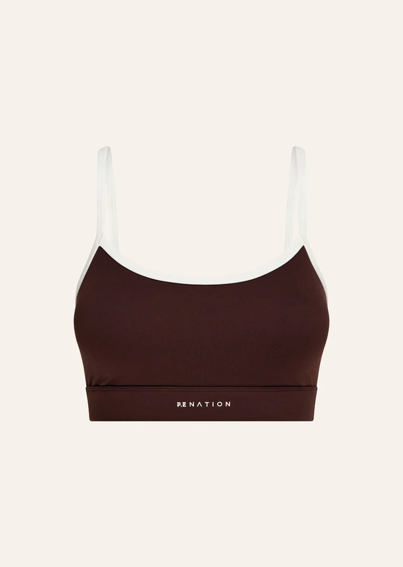 Peto Deportivo mujer Caoba - Signature Sports Bra-Mahogany | La Forza Athletica