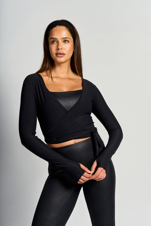 Peto Deportivo mujer Negro - Ballet Top - Black | La Forza Athletica