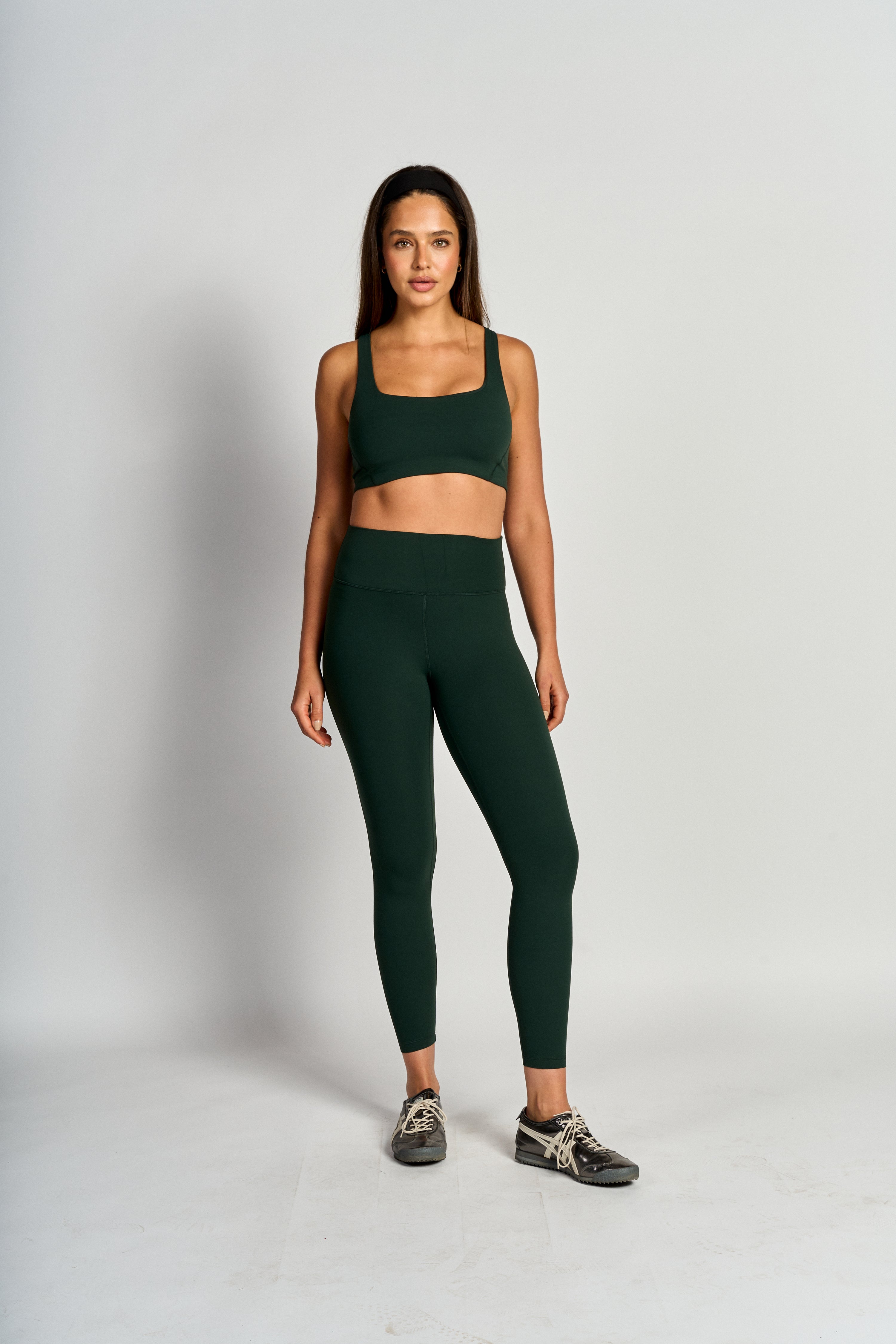 Peto Deportivo mujer Deep Forrest - Square Contour Bra-Deep Forrest | La Forza Athletica