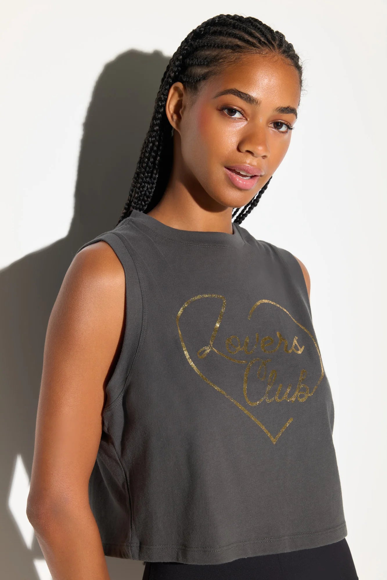 Poleras mujer Gris - Lovers Tank-Gris | La Forza Athletica