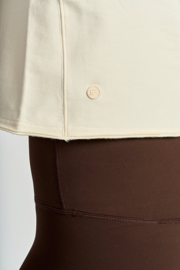 Polerones mujer Bone - Double Hem Sweatshirt-Bone | La Forza Athletica