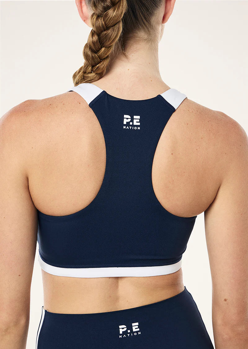 Peto Deportivo mujer Azul Marino - Highgate Sportsbra-Navy | La Forza Athletica