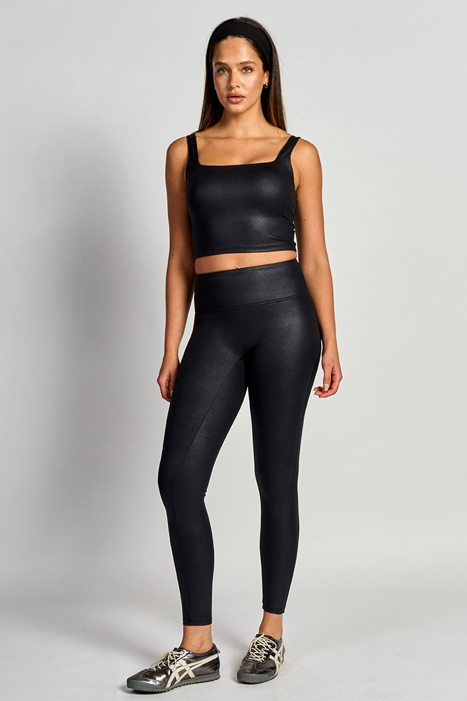 Contour Legging - Black Leather