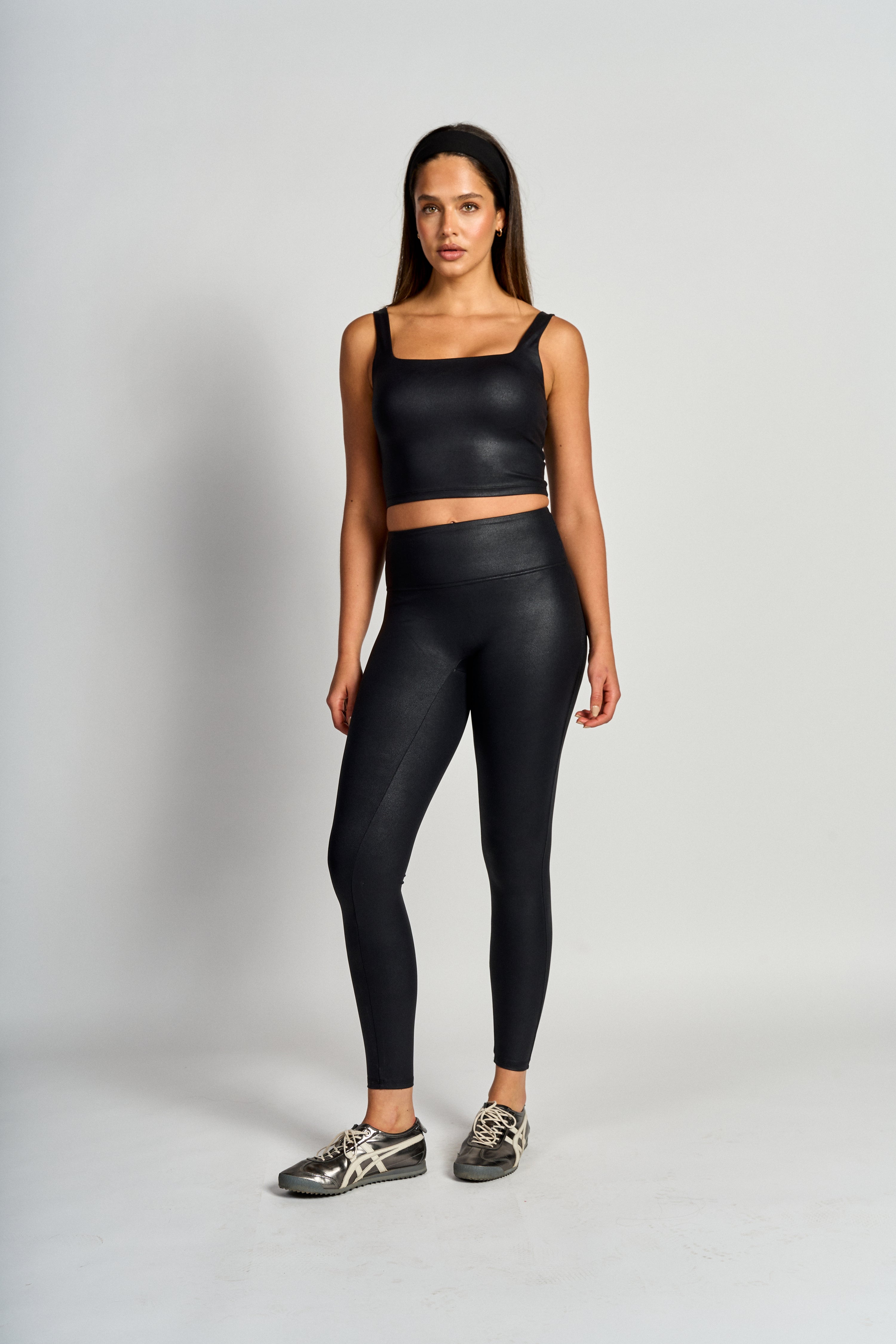 Leggings mujer Black Leather - Legging - Black Leather | La Forza Athletica