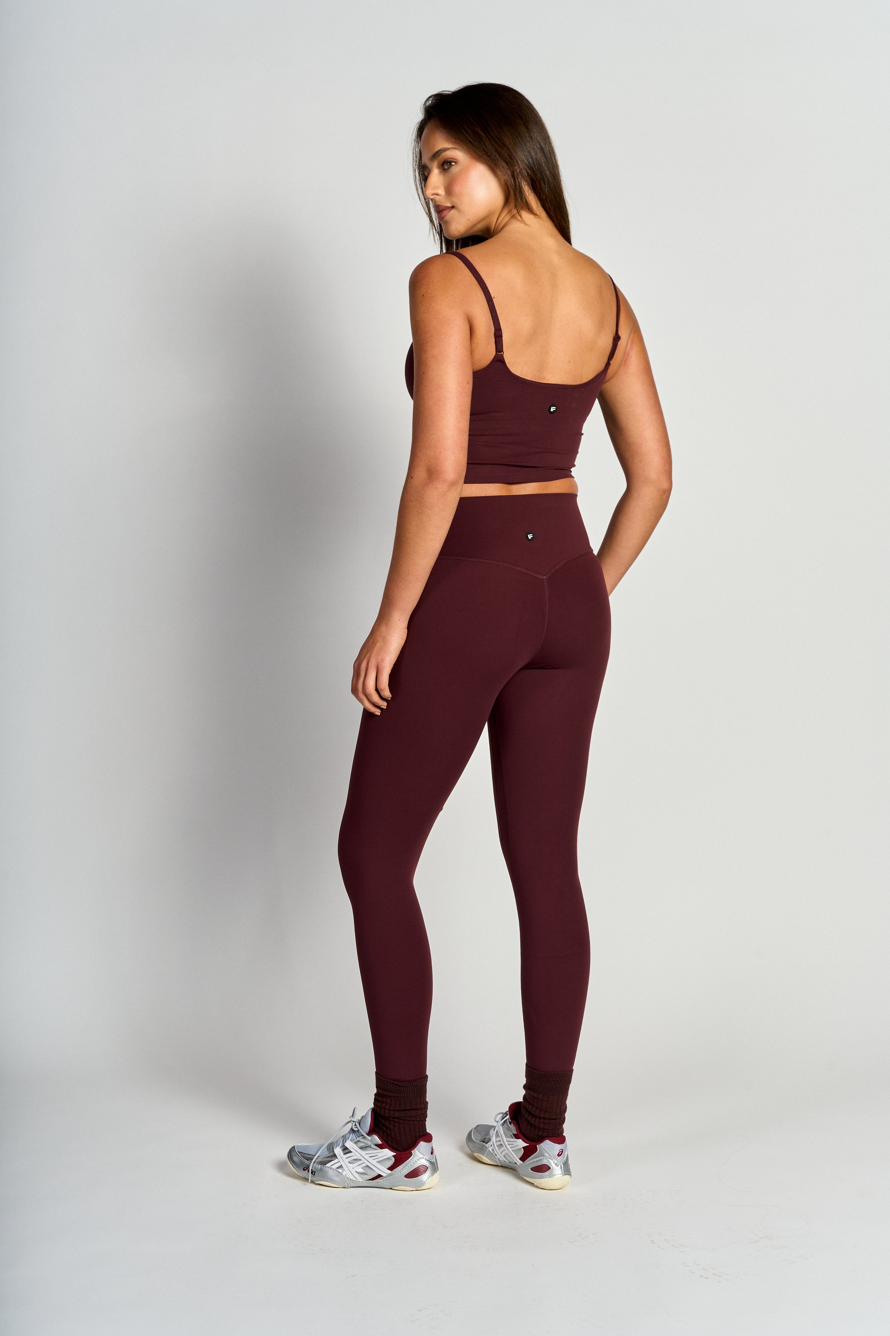 Leggings mujer Cranberry - Naked Feel Legging-7/8 Cranberry | La Forza Athletica