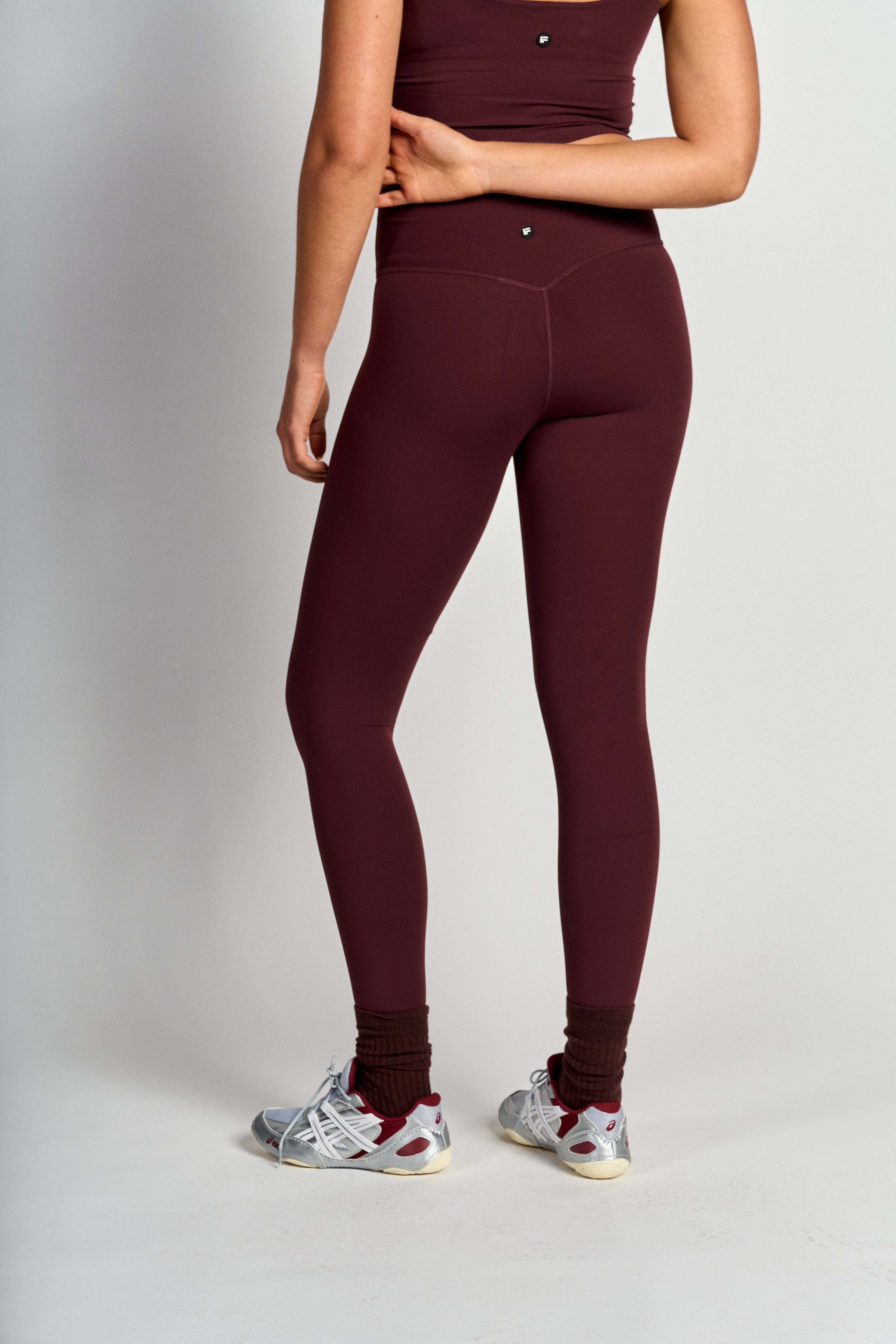 Leggings mujer Cranberry - Naked Feel Legging-7/8 Cranberry | La Forza Athletica