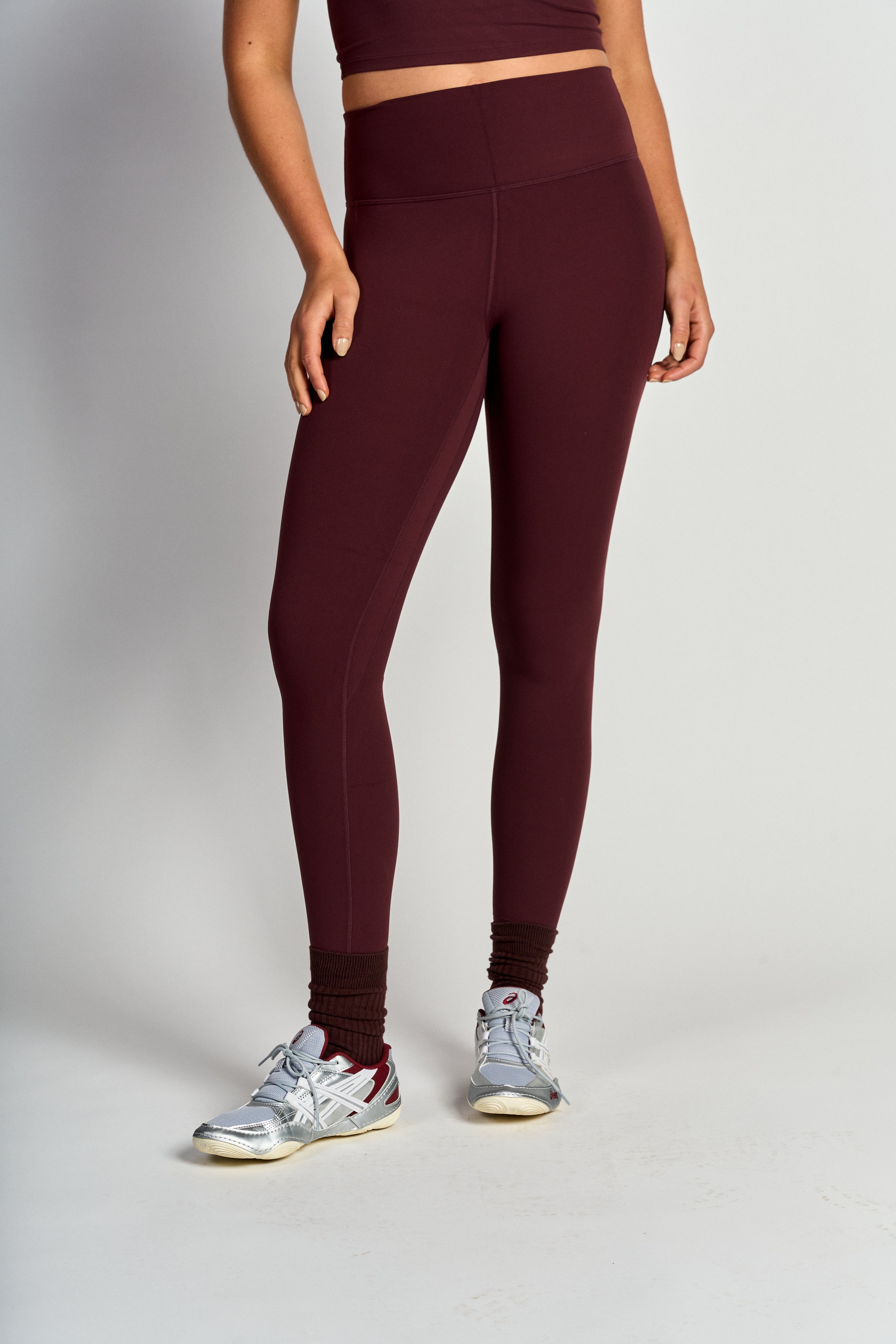 Leggings mujer Cranberry - Naked Feel Legging-7/8 Cranberry | La Forza Athletica
