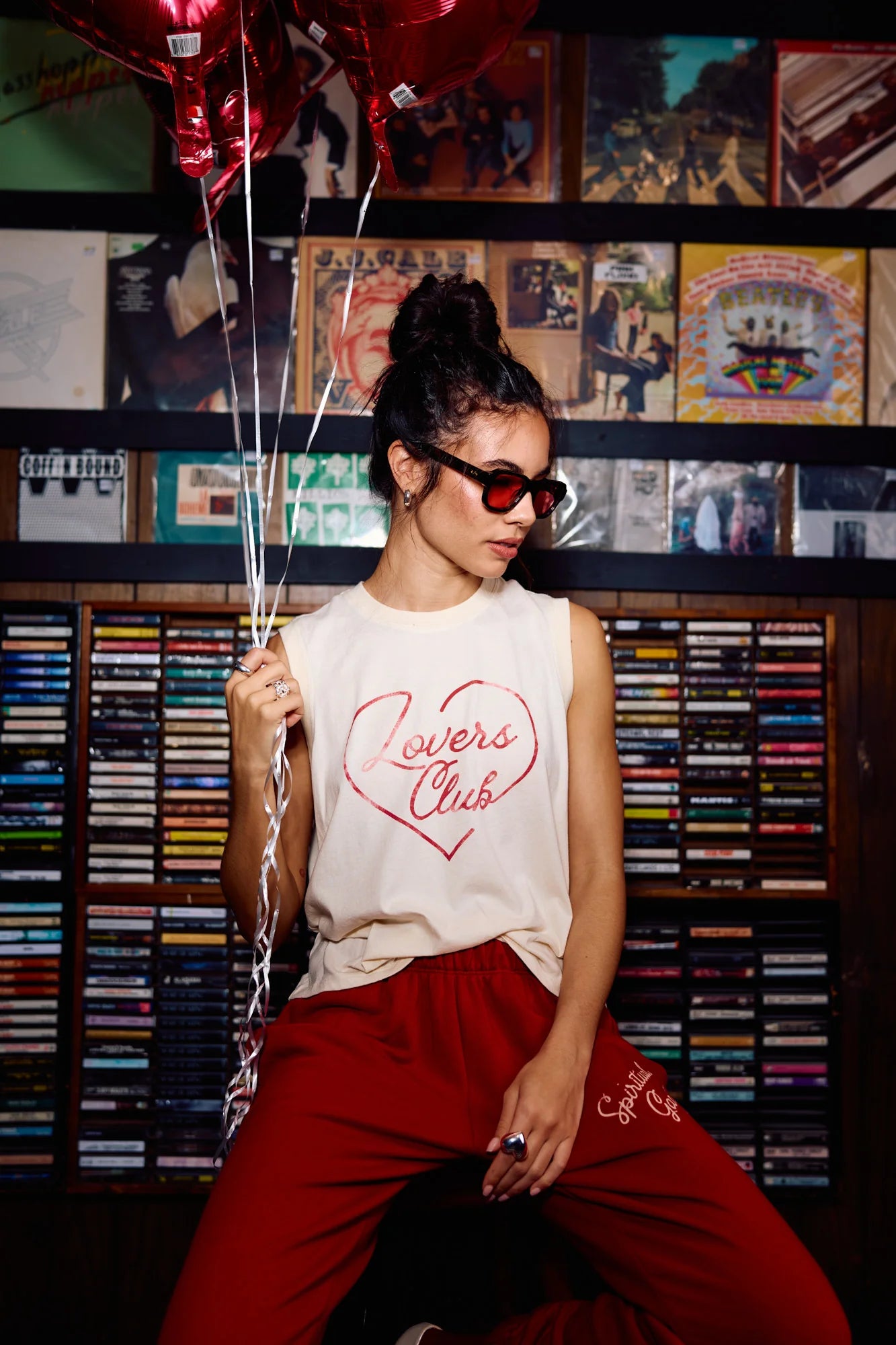 Poleras mujer Hueso - Lovers Tank-Bone | La Forza Athletica