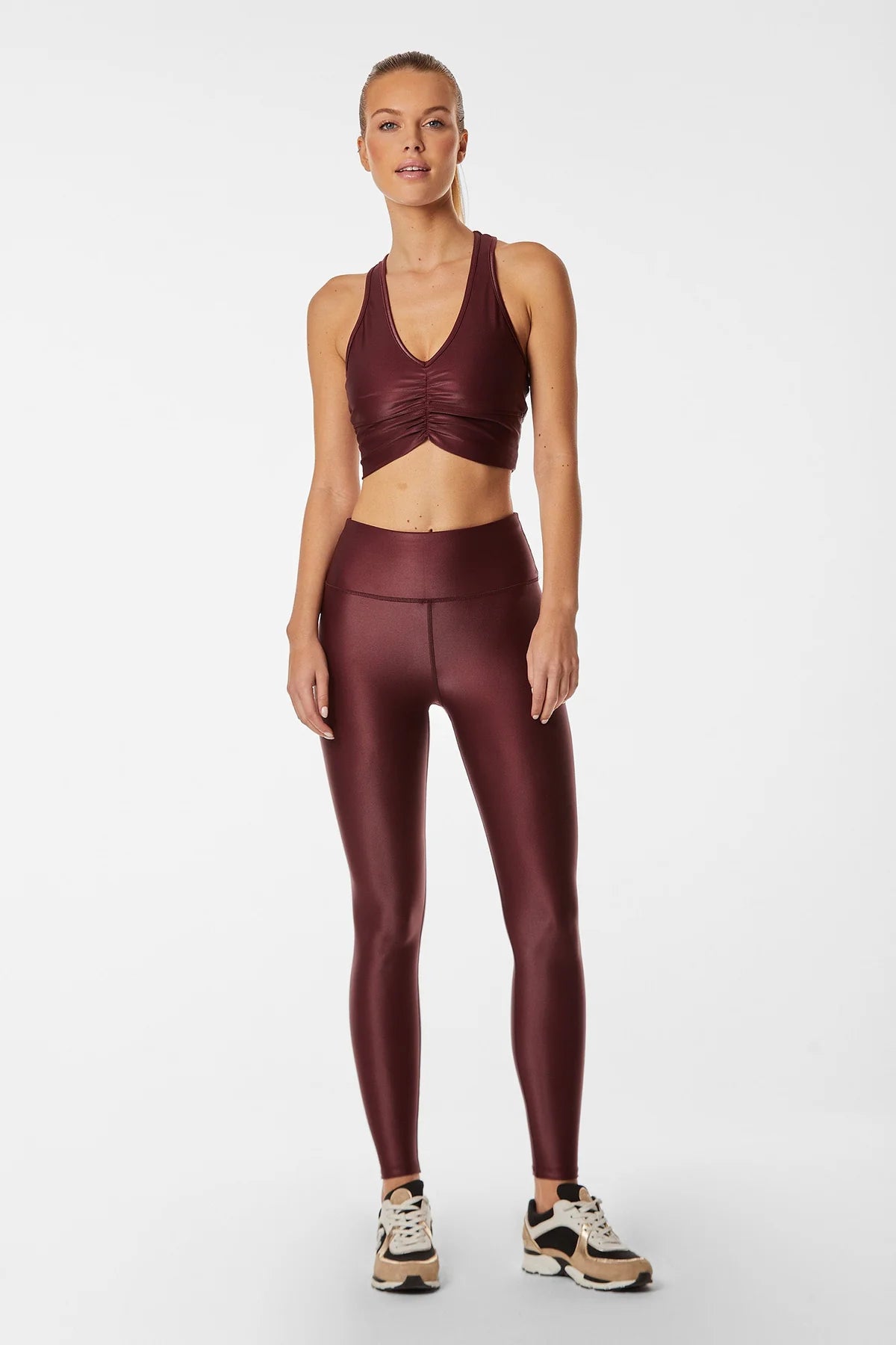 Leggings mujer - Liquid Legging-Dark Cherry | La Forza Athletica