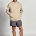 Unisex Pima Hoody-Sand