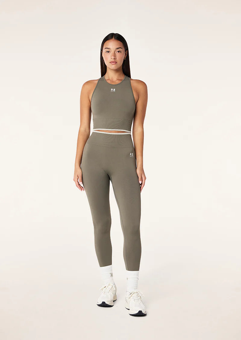 Leggings mujer Caqui - Restore Seamless Legging-Khaki | La Forza Athletica