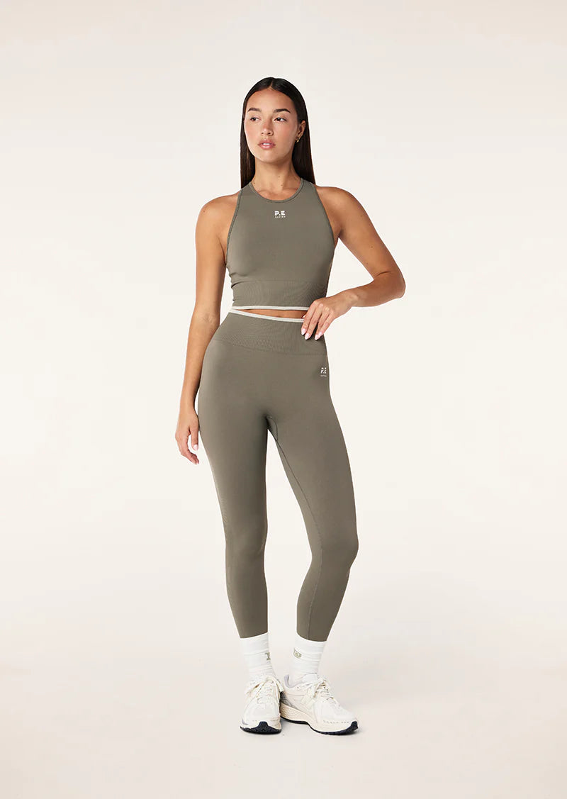 Leggings mujer Caqui - Restore Seamless Legging-Khaki | La Forza Athletica