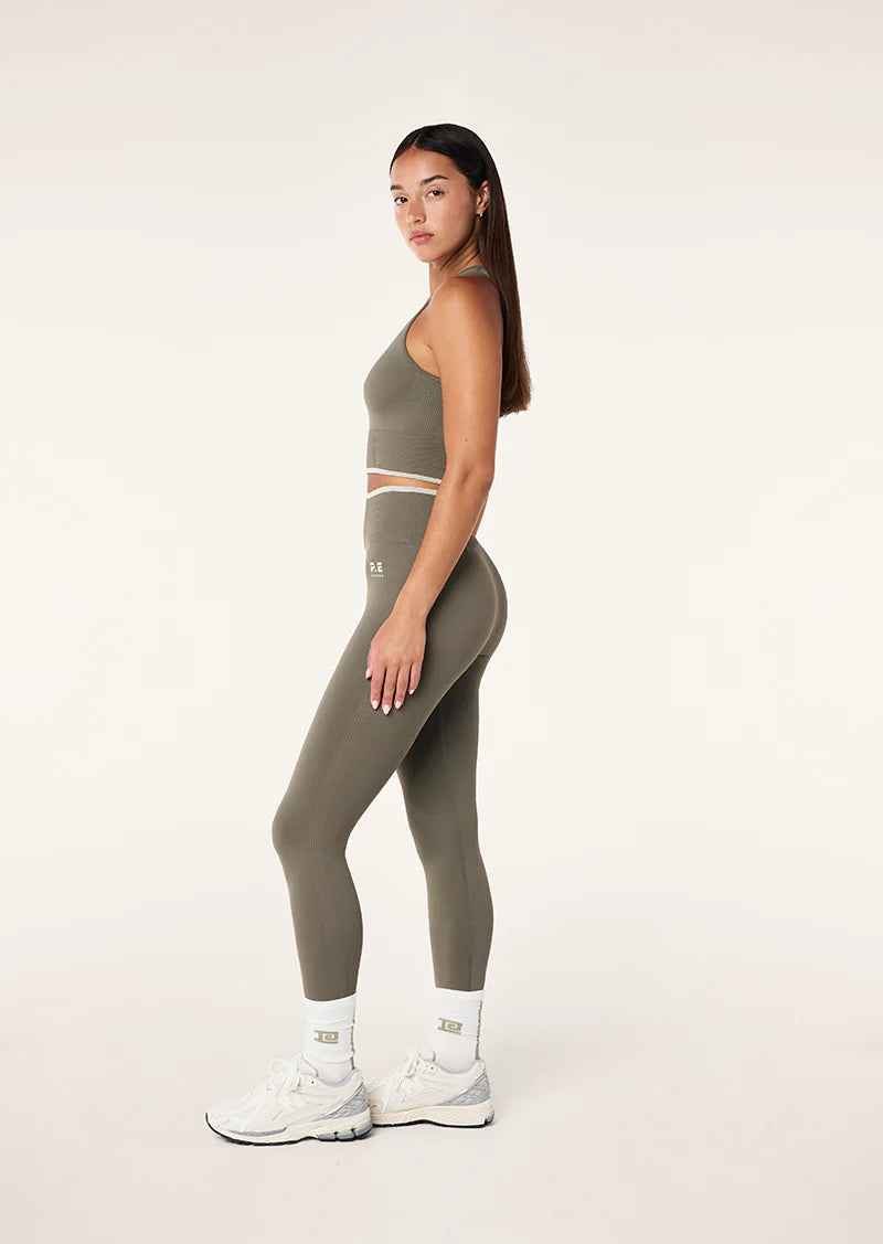 Leggings mujer Caqui - Restore Seamless Legging-Khaki | La Forza Athletica
