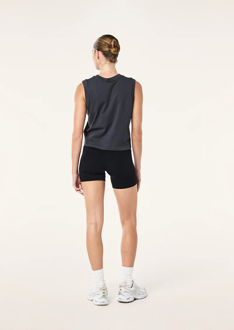 Poleras mujer Asfalto - Roof Top Tank-Asphalt | La Forza Athletica