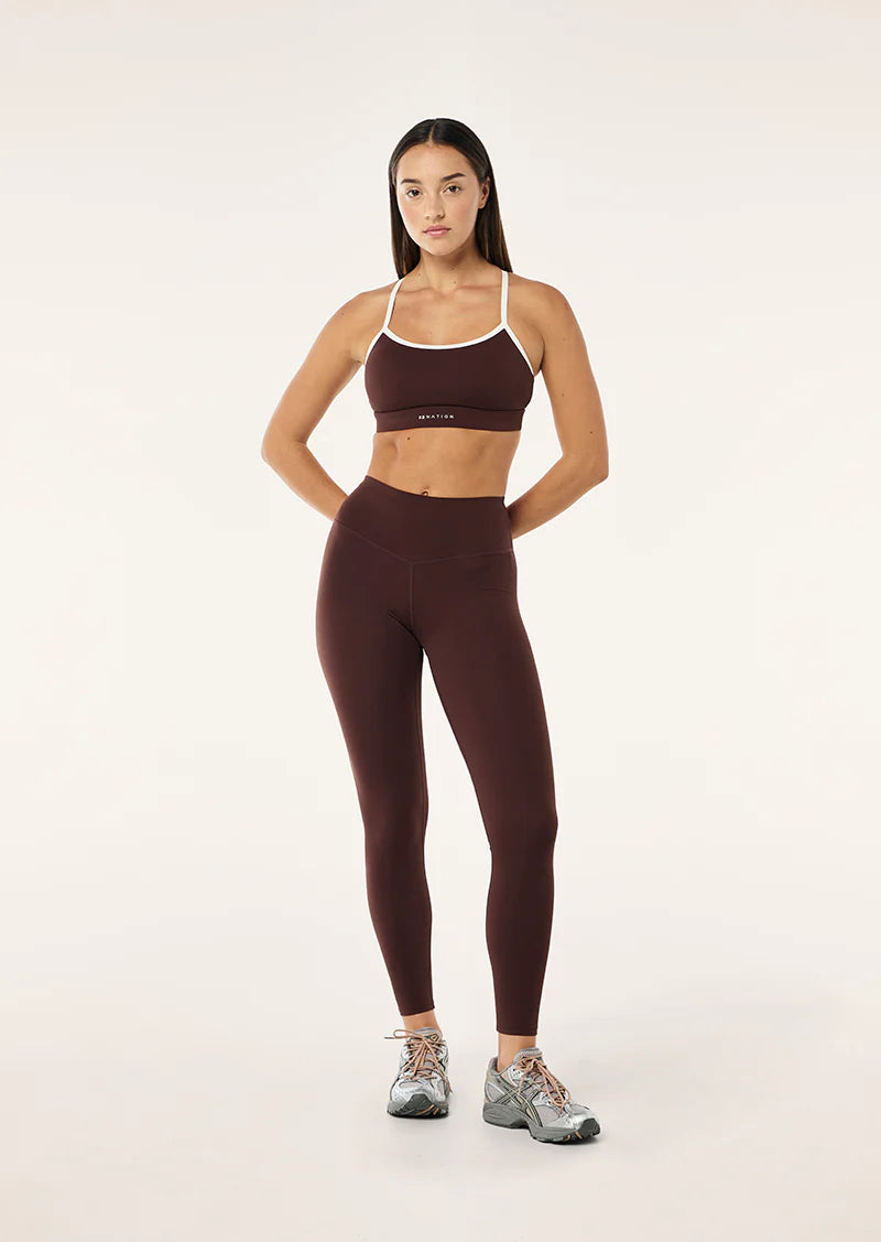 Peto Deportivo mujer Caoba - Signature Sports Bra-Mahogany | La Forza Athletica