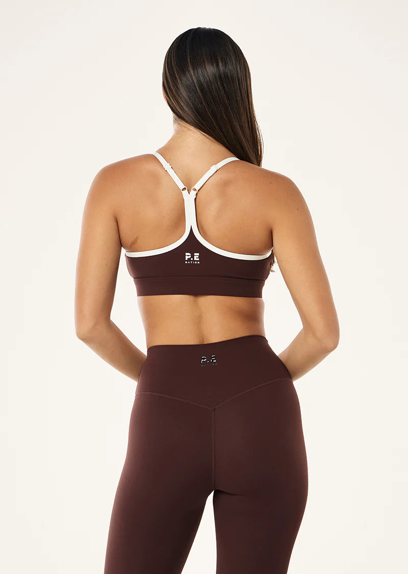 Peto Deportivo mujer Caoba - Signature Sports Bra-Mahogany | La Forza Athletica