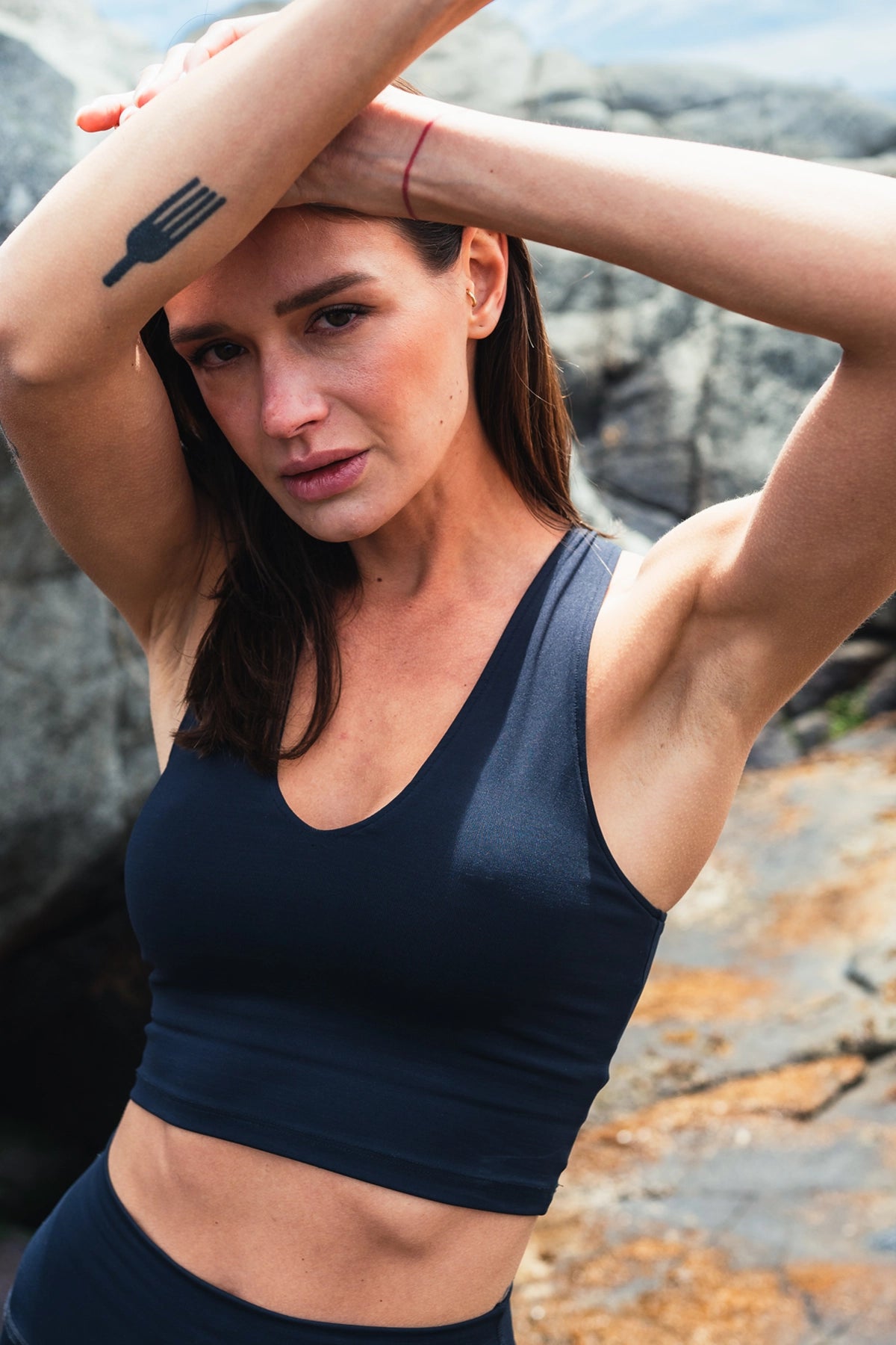 Peto Deportivo mujer Negro - Go!Tank Bra -Negro | La Forza Athletica