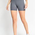 Essential Short Biker Shorties- Grey