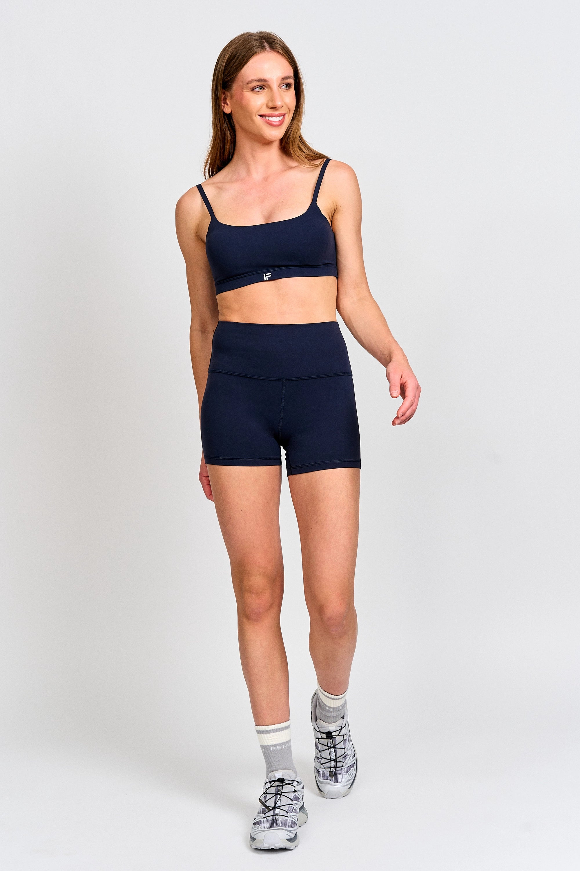 Shorts mujer Azul - Naked Feel Bikers-Blue Stone | La Forza Athletica