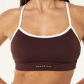 Signature Sports Bra-Mahogany
