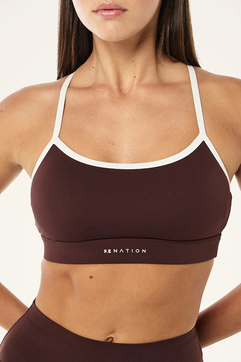 Peto Deportivo mujer Caoba - Signature Sports Bra-Mahogany | La Forza Athletica