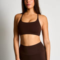 Naked Feel Twist Bra-Espresso