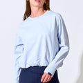 Bubble Pullover-Washed Blue