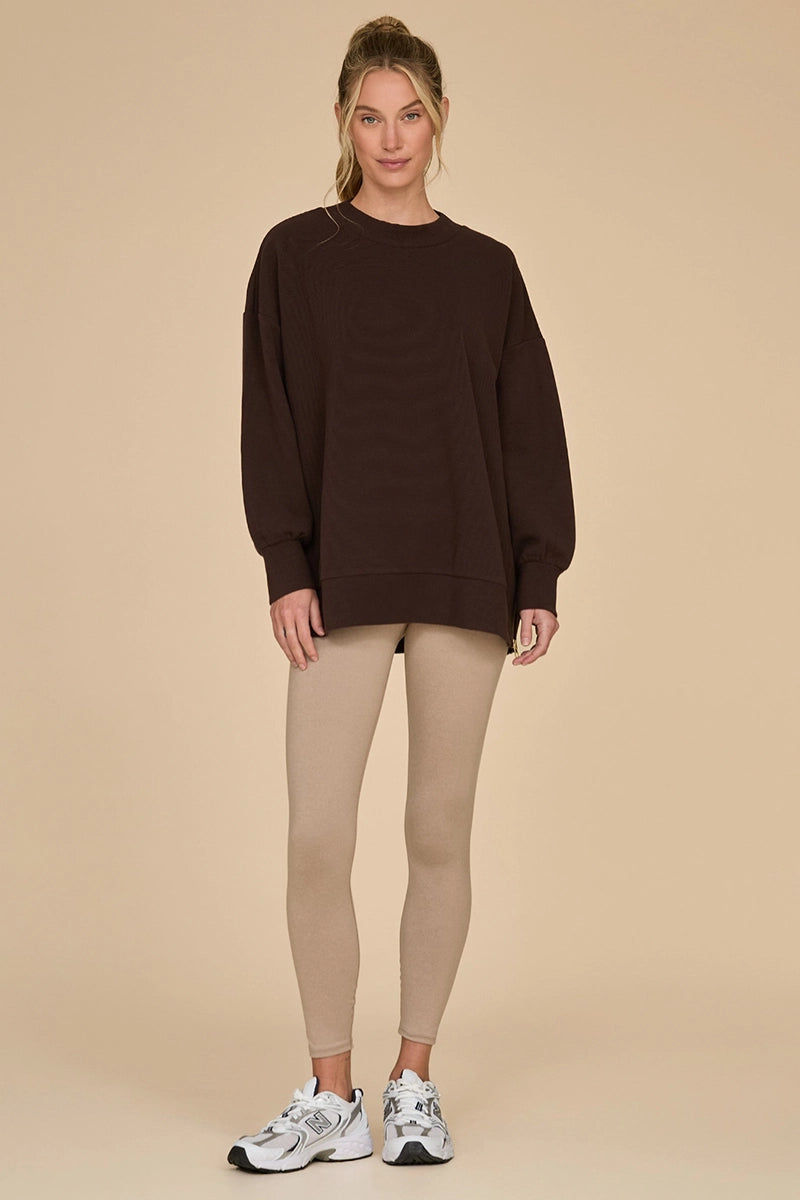 Polerones mujer - Reform Pullover-Espresso | La Forza Athletica