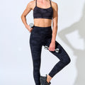 Naked Feel Legging-7/8 Black Camo