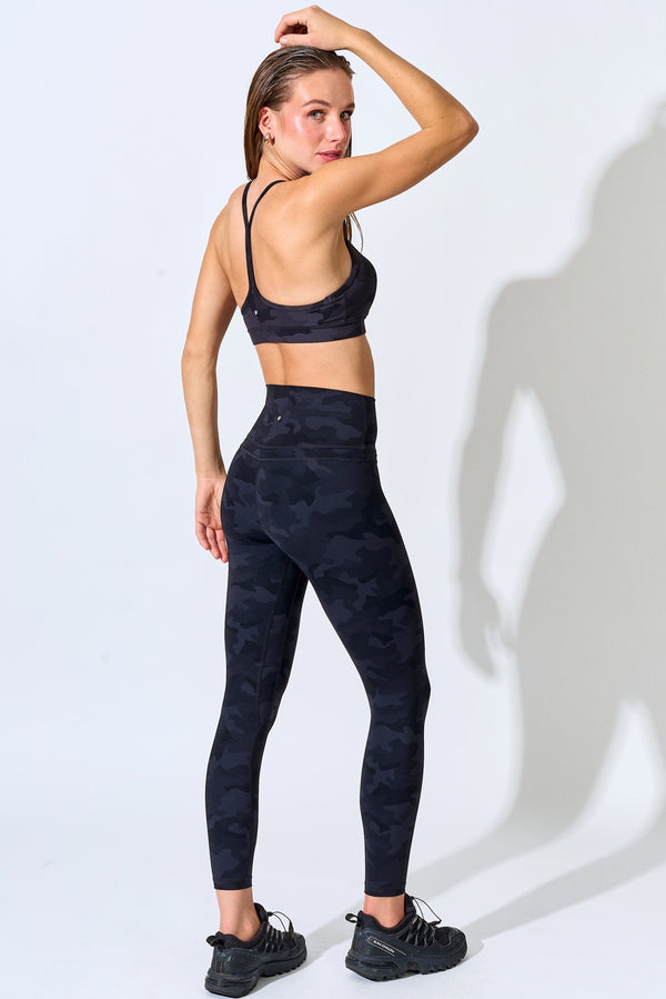 Naked Feel Legging-7/8 Black Camo