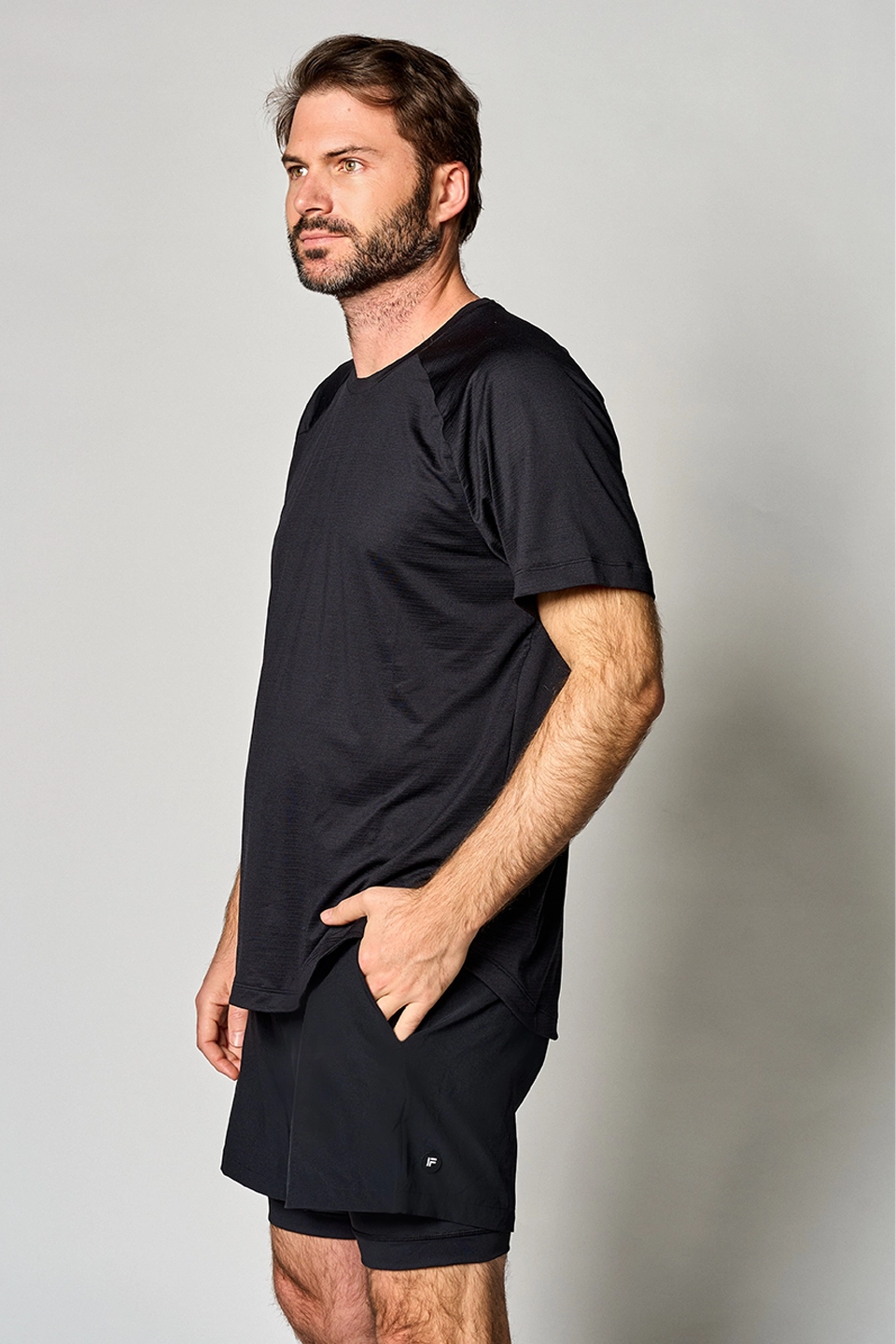 Core Short -Lined 5" inch-Black
