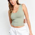 Seamless Esential Tank-Sage