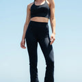 Go! Flare Legging -Negro