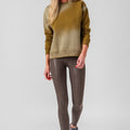 High Gloss Legging-Olive