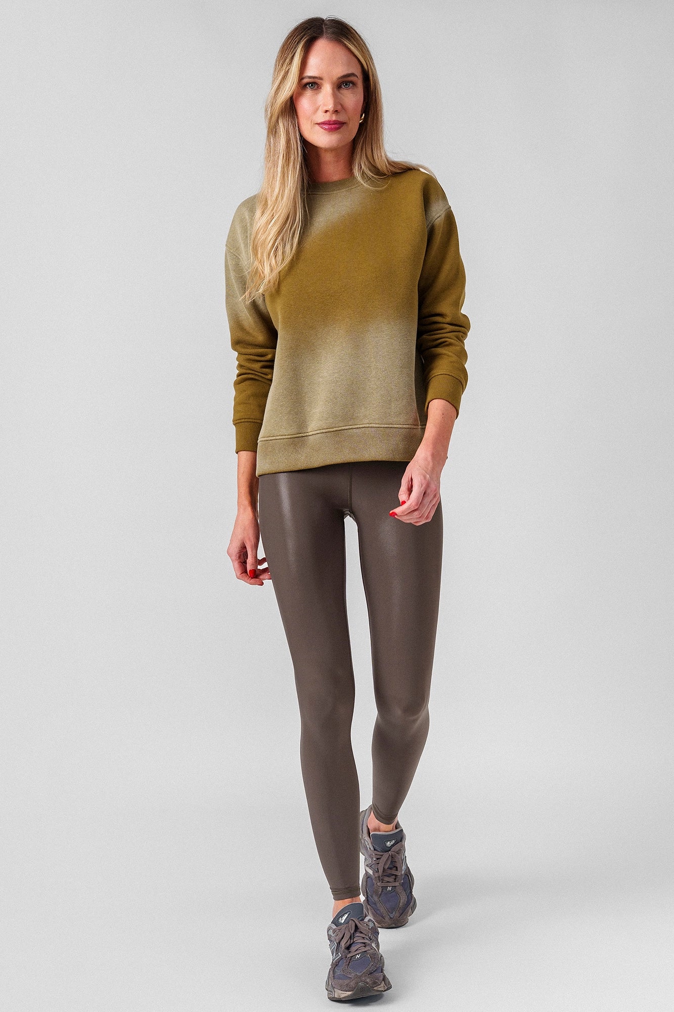Leggings mujer Oliva - High Gloss Legging-Olive | La Forza Athletica