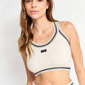 Sportif' Knit Top-Cream