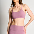 Naked Feel Twist Bra-Lavender