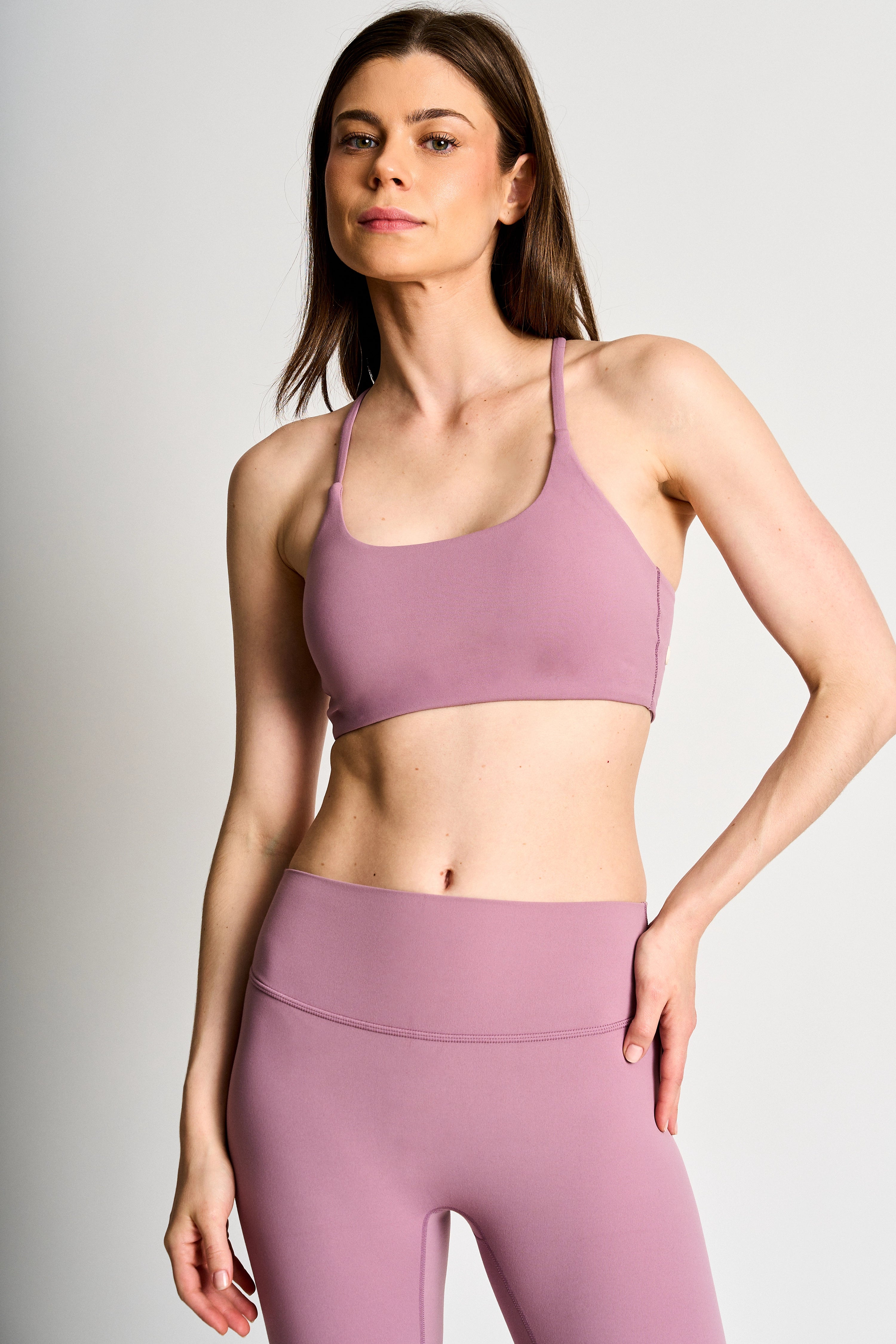 Naked Feel Twist Bra-Lavender