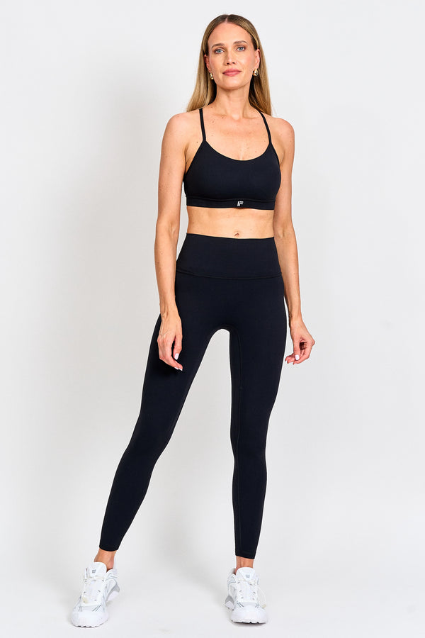 Leggings mujer Negro - Naked Feel Legging-7/8 Black | La Forza Athletica