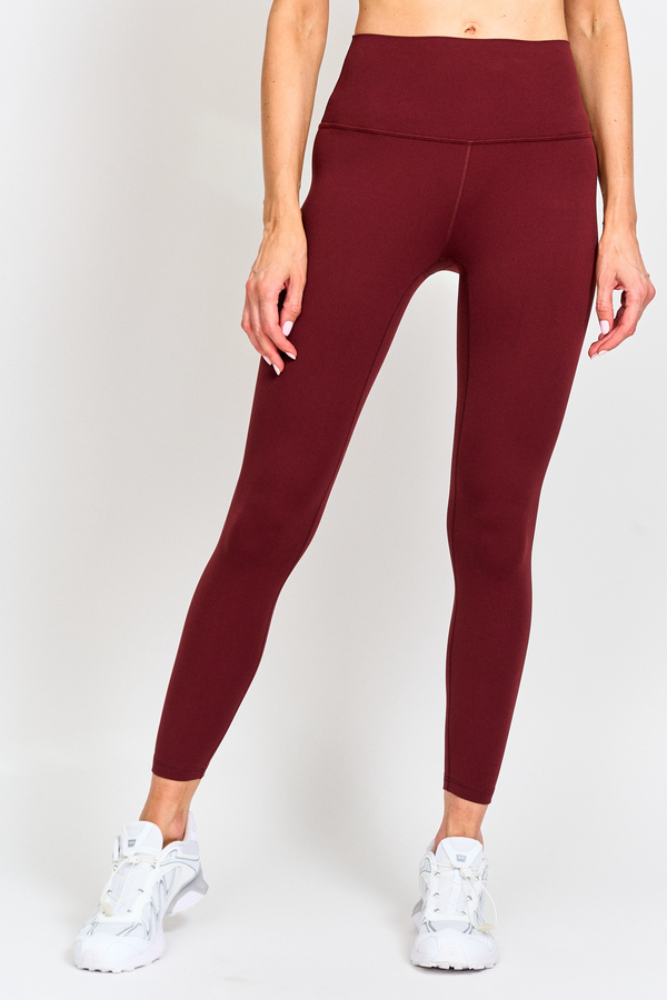 Leggings mujer Bordó - La Forza Athletica Calzas Mujer Naked Feel Legging 7/8 - Bordó | La Forza Athletica