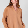Malibu Polo Sweatshirt-Camel