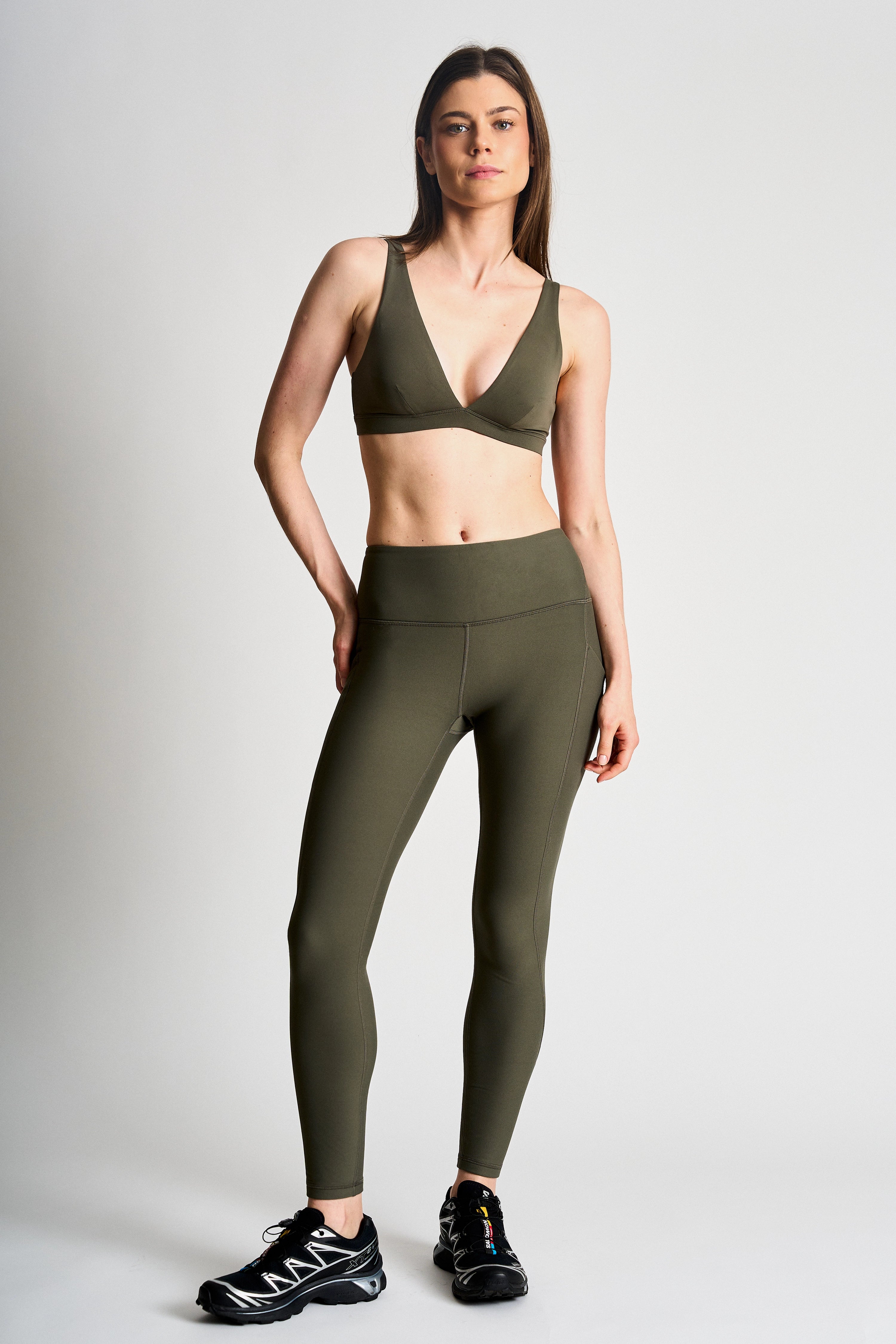 Pocket Legging-Olive