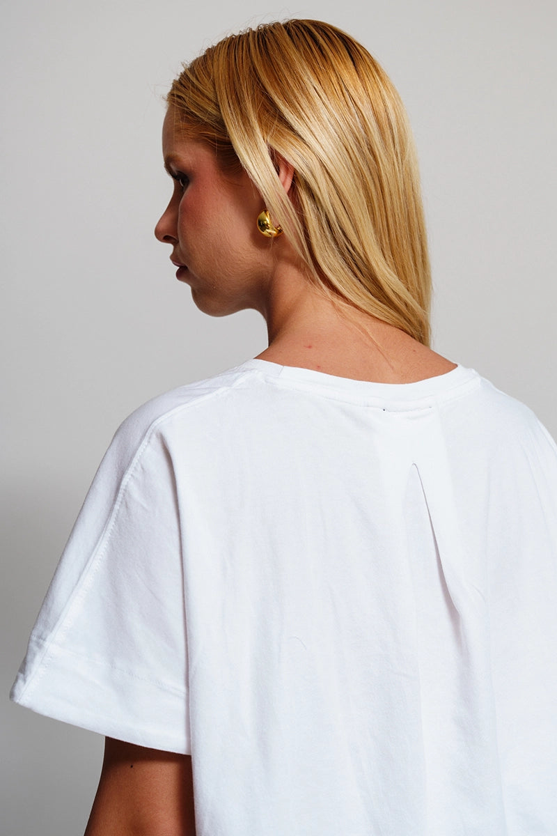 Poleras mujer Blanco - Supima Tee-White | La Forza Athletica