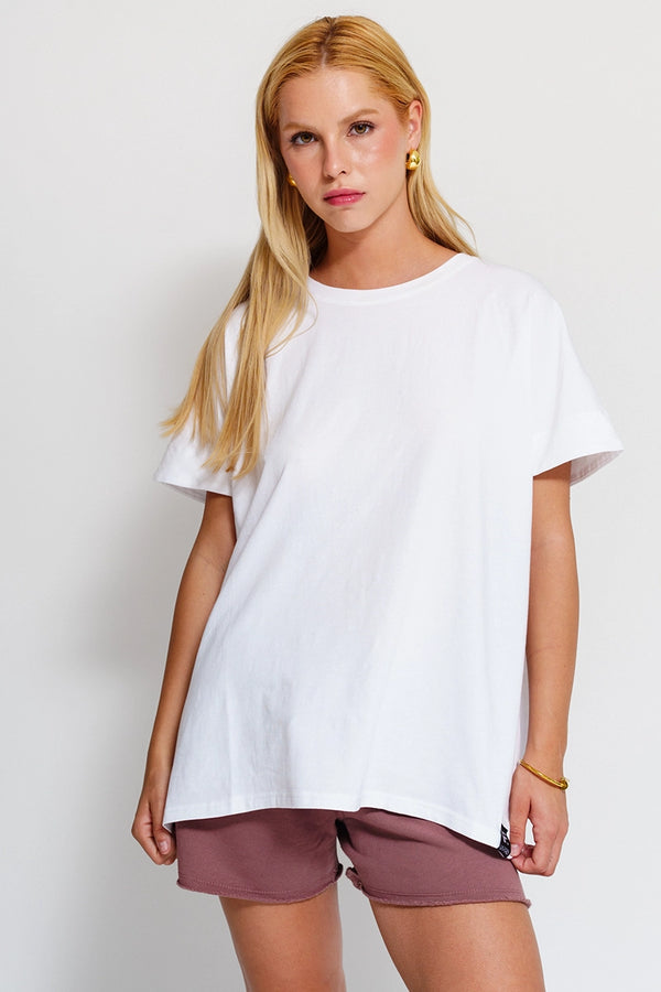 Poleras mujer Blanco - Supima Tee-White | La Forza Athletica