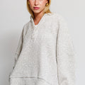 Playa Lounge Henley-White & Black