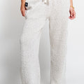 Playa Lounge Pant-White & Black