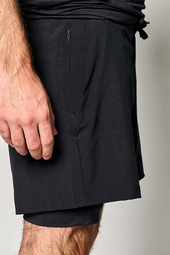 Core Short -Lined 5" inch-Black