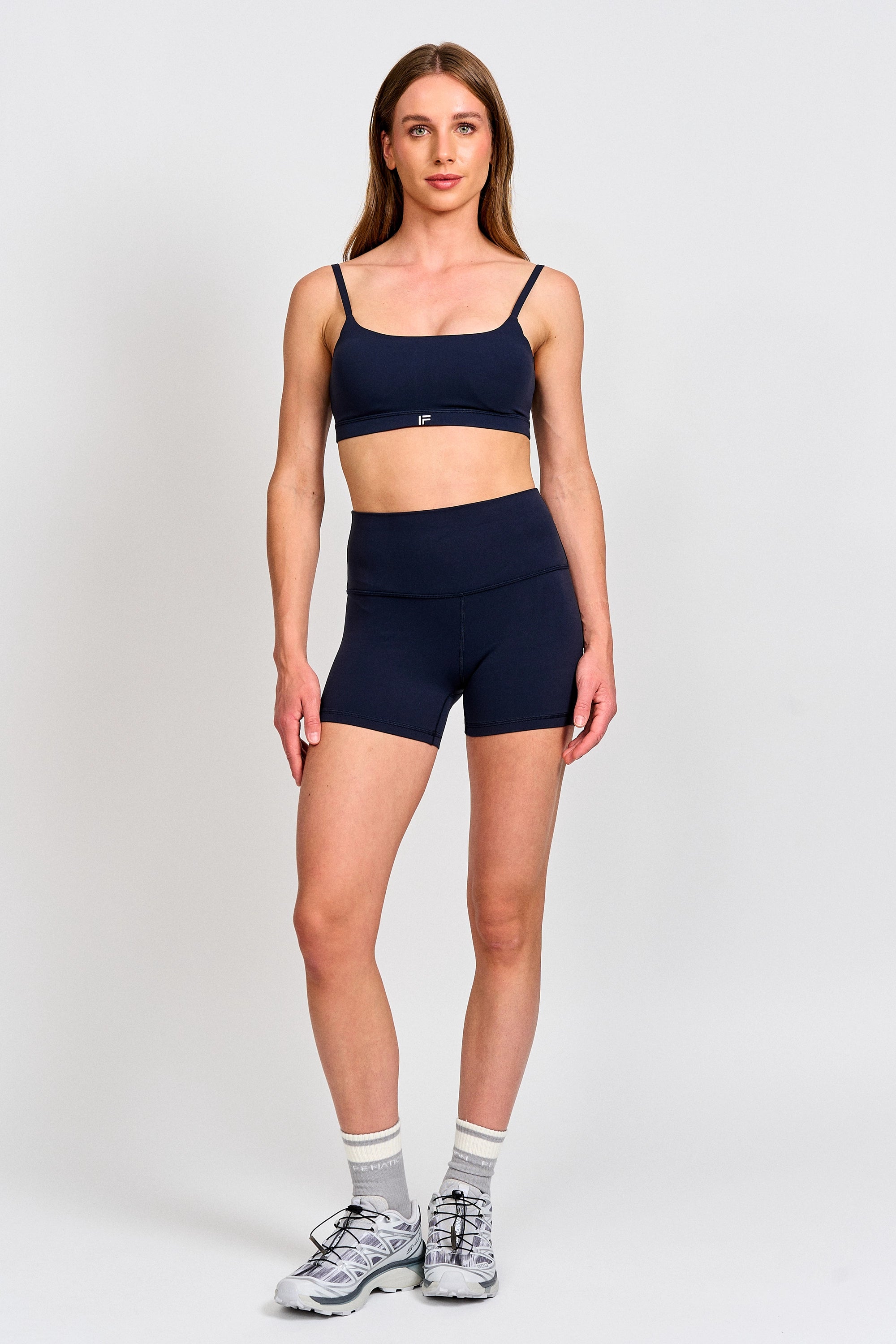 Shorts mujer Azul - Naked Feel Bikers-Blue Stone | La Forza Athletica