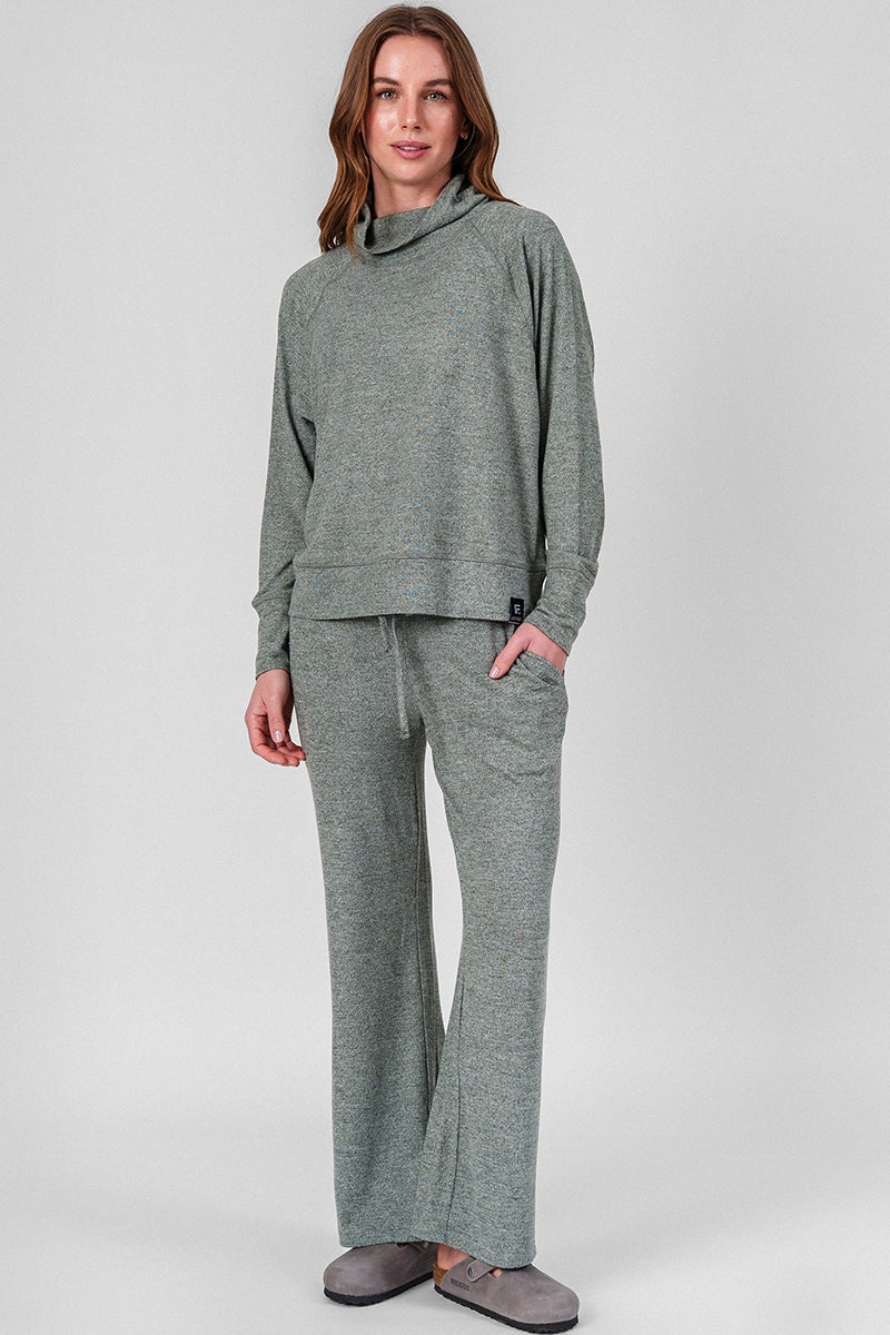 Sweatpants mujer - Solana Soft Lounge Pant-Sea Moss | La Forza Athletica