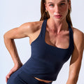 Naked Feel Racer Sport Tank-Blue Stone
